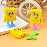 diy 橡皮擦卡通造型橡皮可拼装 韩版创意文具小学生奖品 海绵宝宝 20个