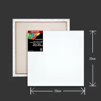 油画框布框亚麻纯棉带框画布定制颜料内框实木油化板定做 20*20(5个装) 纯棉(练习款)