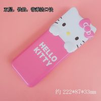 正版铁质塑料文具盒双层铅笔盒男童女童小学生可爱卡通笔袋 hellokitty9313