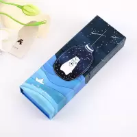变形笔筒两用文具盒男女韩版初中生学习用品可爱简约大容量铅笔盒 聆听星空-A