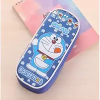 可爱小女孩铅笔袋创意文具盒卡通男女中小学生儿童学习铅笔盒笔袋 叮当猫吐舌
