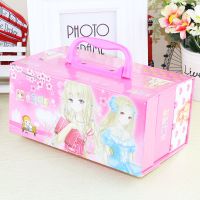 密码锁文具盒多层多功能文具盒大容量铅笔盒笔袋男女 五层奇迹送五件套加水性笔