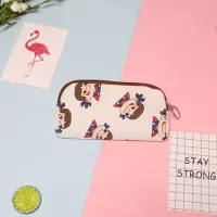 ins芝麻街笔袋女生韩版初中生帆布大容量文具盒铅笔盒男学习用品 不二家 普通款[没赠品]