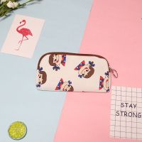 ins芝麻街笔袋女生韩版初中生帆布大容量文具盒铅笔盒男学习用品 不二家 升级款[带飘带+挂件]