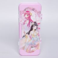 文具盒男女孩儿童铅笔盒小学生幼儿园多功能塑料三层网红笔盒 无密码锁奇迹暖暖2(送20件套)