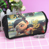 哪吒笔袋大容量学生哪咤之魔童降世四层密码锁文具盒男孩布铅笔盒 哪吒款式7