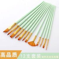 美术用品油画笔套装水彩笔油画刷勾线笔尼龙毛绘画艺术生用品
