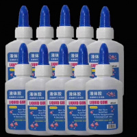 史莱姆白胶做泥水晶泥冰山泥棉花泥液体胶办公胶水 40ML液体胶10瓶