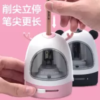 电动转笔刀小学生用卷笔刀多功能自动削铅笔器儿童卡通可爱削笔刀刨笔机旋笔刀钻笔刀车笔学习文具套装