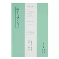 笔记本子少女心手账本日记本小清新手帐本文艺风可爱韩版学生 那时年少/给十六岁的自己