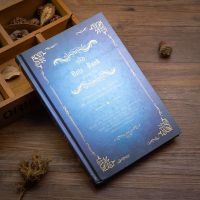 复古欧式笔记本子可爱韩版加厚日记本手账本学生文具用品便宜 A5魔法蓝色120张