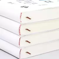 a4超厚笔记本子200张400页记事本胶套本日记本文具超大号好看小清新可爱简约创意复古风大学生用考研韩国加厚