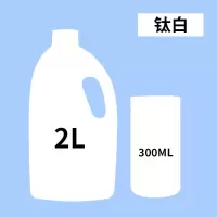青竹颜料300ml纺织染料diy石头画木板画2l大桶墙绘不色防水流体画彩绘套装手绘帆布球鞋衣服涂鸦材料 钛白 大容量2L