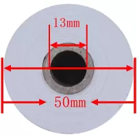 57x50热敏纸57x30x40小卷打印纸58mm美团外卖超市小票80*60收银纸 57x50小纸管足直径12卷