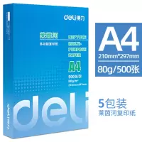 佳宣a4复印纸70g打印白纸80g稿纸a3办公用纸a5纸整箱 莱茵河A4-80g整箱5包2500张