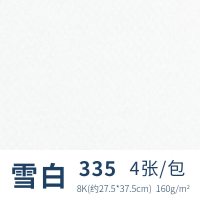 法国色粉纸8k蜜丹纸素描彩色画纸专业油画棒纸160g无砂粉画纸 335雪白