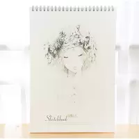 a3素描本速写纸绘画八开空白画纸图画本手绘8k学生用8开成号美术彩铅本厚初学者专业美术生专用画本画 A3清风(花环女孩)