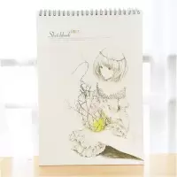 a3素描本速写纸绘画八开空白画纸图画本手绘8k学生用8开成号美术彩铅本厚初学者专业美术生专用画本 A3清风(公主裙女孩)