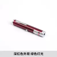 短款激光手电售楼部激光灯绿红外线射笔售楼usb充电沙盘笔镭射灯 绿光外观(玫瑰红)