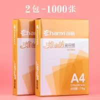a4复印纸打印白纸办公用纸整箱5包装2500张稿纸70g纸a4纸双面打印复印办公用品整箱 2包-1000张