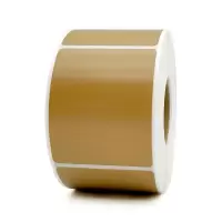 牛皮色热敏标签纸30 40 50 60 70*10 15 20 25 80 90咖啡色 40mm*50mm*500张竖版