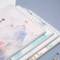 a4复古速写本加厚16k大号上翻素描本学生美术绘画本彩铅水彩本子