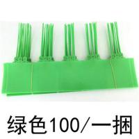 物流挂签塑料吊牌挂牌价签一次性标牌扎带快运尼龙悬挂捆绑一体式 绿色