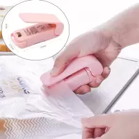 封袋机家用便携式迷你零食塑料袋封口机小型热封机网红封口开口器 【代升级版】粉色发1个
