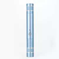 激光手电usb充电售楼部处沙盘指示红外线驾校教鞭讲解射灯笔指星 冰爽蓝【红光】配手绳