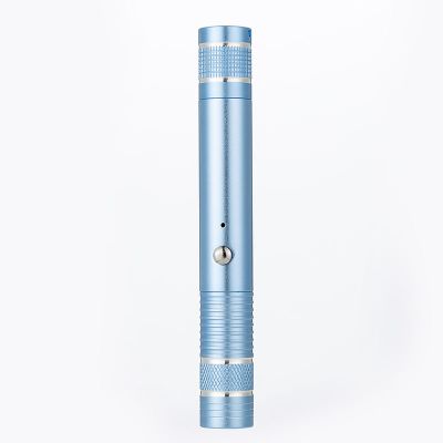 激光手电usb充电售楼部处沙盘指示红外线驾校教鞭讲解射灯笔指星 冰爽蓝【红光】配手绳