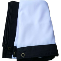 电影幕布60-200寸流动投影幕布,可折叠软幕,便携可以清洗,送包 72寸16:9（1.59*0.9米 光学帆布