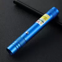 usb充电激光手电沙盘售楼部绿光远射灯教练红外线教鞭销讲笔 外观蓝(绿光)