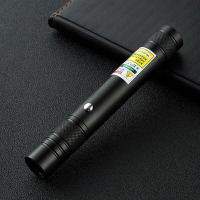 usb充电激光手电沙盘售楼部绿光远射灯教练红外线教鞭销讲笔 外观黑(红光）