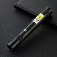 usb充电激光手电沙盘售楼部绿光远射灯教练红外线教鞭销讲笔 外观黑(红光）