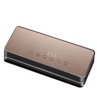 真空封口机食品保鲜机自动真空机小型包装机家用塑封 土豪金真空保鲜封口(赠10个袋) 升级加强抽力(十斤米砖用+基础功能)