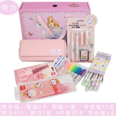 学生文具套装/礼盒高年级初中小学日常学习用品六一文具套装礼品 高年级女401