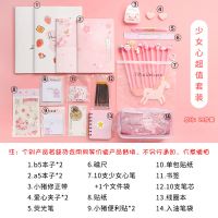 高档开学文具套装礼盒学习用品大礼包初中高中大学生送礼品袋 少女心普通包装
