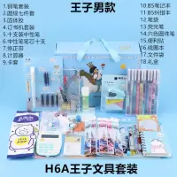 高年级学生组合学习文具礼盒套装笔记本笔钢笔套装生日大礼包 H6A王子男款计算机款