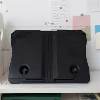 学生用读书架书夹阅读架书靠多功能夹书器看书架创意书立书靠书夹 黑色