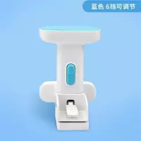 儿童阅读架读书架韩国创意书夹多功能可折叠书立架金属夹书器 坐姿矫正器[新款蓝]