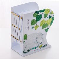 书立架简易桌上学生用伸缩创意收纳放书夹折叠书挡书立课本夹隔挡 加大-熊与梦-绿色