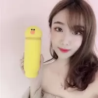 韩国line布朗熊卡通立体硅胶笔筒可伸缩笔袋大容量铅笔文具收纳盒 莎莉鸡直笔筒 透明袋子（送3只熊笔）