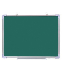 磁性小白板教学办公家用支架挂式小黑绿板儿童写字板涂鸦画板看板 单面绿板送礼包 30*40cm
