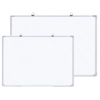 磁性小白板教学办公家用支架挂式小黑绿板儿童写字板涂鸦画板看板 双面白板送礼包 40*60cm