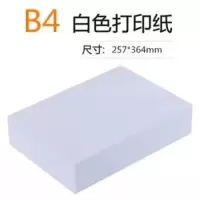 a4打印纸白纸a4复印纸500张整箱8kb4纸b5a516ka6a3 B4纸80克250张