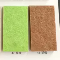 彩色幼儿园定制毛毡板墙贴作品展示板软木板照片墙墙板留言板墙毡 果绿 60cm*120cm加背胶