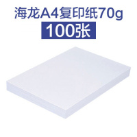 a4纸70g/80g复印纸a4打印纸办公学生绘画纸稿纸白纸100张 海龙70g[经济型] [1包]100张