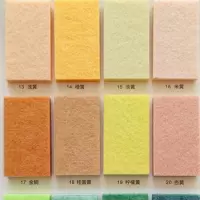 定制毛毡板彩色软木板照片墙幼儿园作品展示板公告栏留言板墙贴 柠檬黄 80CmX120Cm