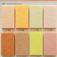 定制毛毡板彩色软木板照片墙幼儿园作品展示板公告栏留言板墙贴 米色 120Cmx120Cm