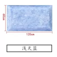 彩色毛毡板软木板照片墙背景板幼儿园美术作品展示板公告栏留言板 浅天蓝